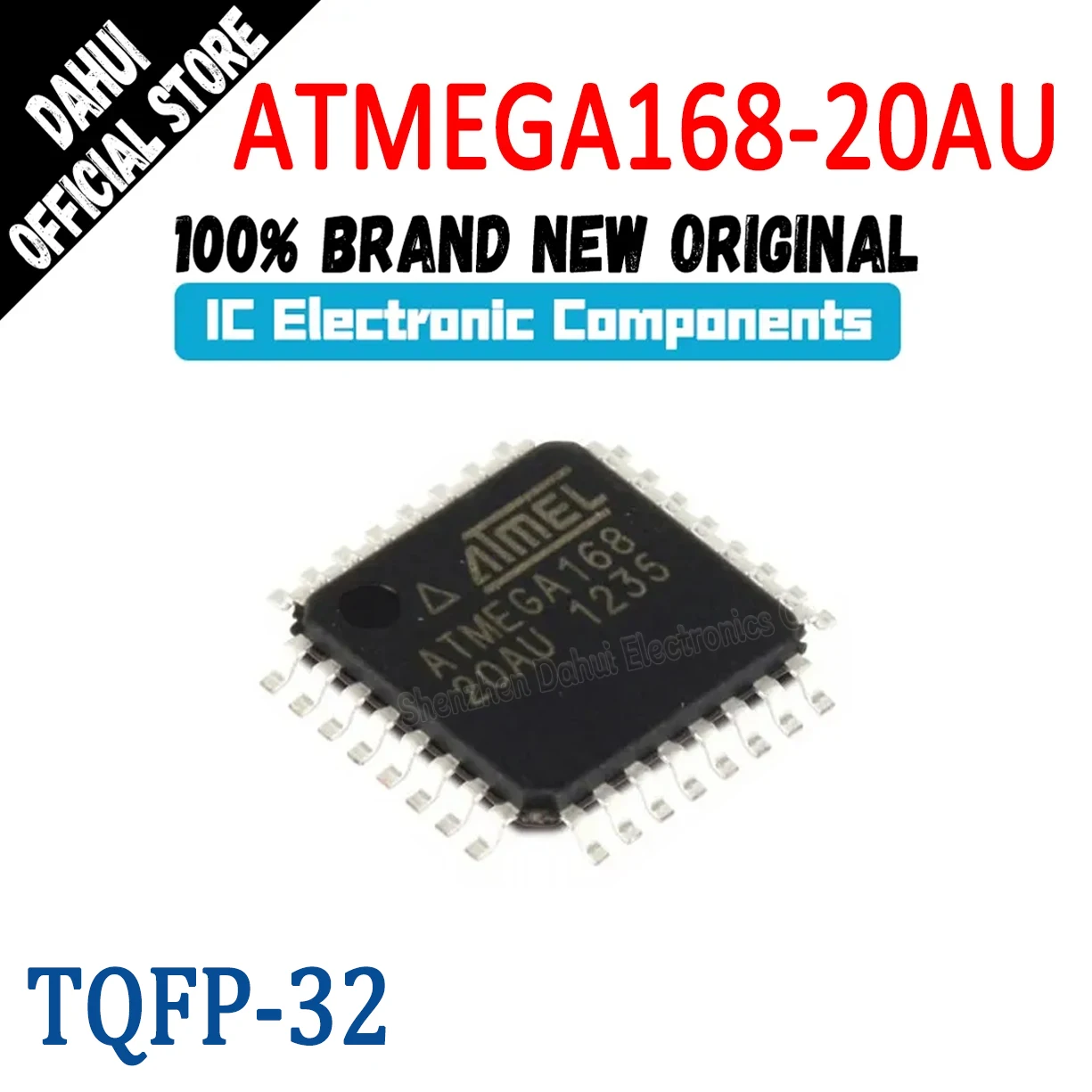 ATMEGA168-20AU ATMEGA168-20 ATMEGA168 ATMEGA IC MCU Chip TQFP-32 In Stock 100% Brand New Origin