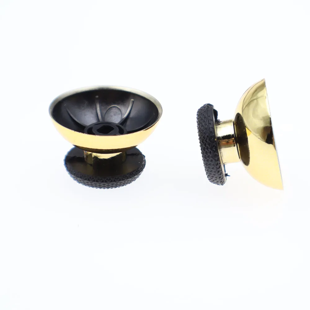 2 قطعة ثلاثية الأبعاد عصا التحكم التناظرية قبعات الكروم متحكم الأصابع xbox one قبضة غطاء زر Thumbstick غطاء استبدال لوحدة تحكم PS5 #2