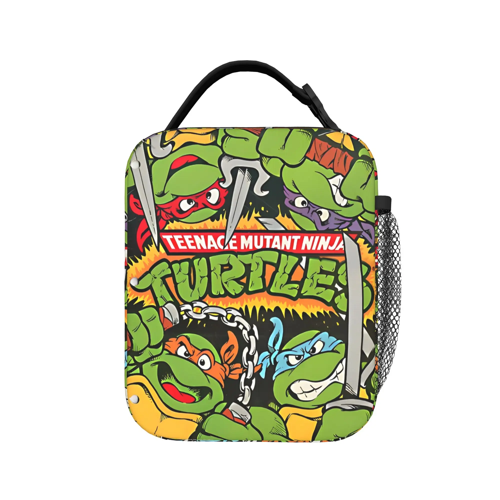 

Изолированные сумки для обедов Teenage Mutant Ninja Turtles, контейнер для еды с героями мультфильмов, сумка-холодильник, сумка-тоут, ланч-бокс, сумка для школы и путешествий, сумка для бенто