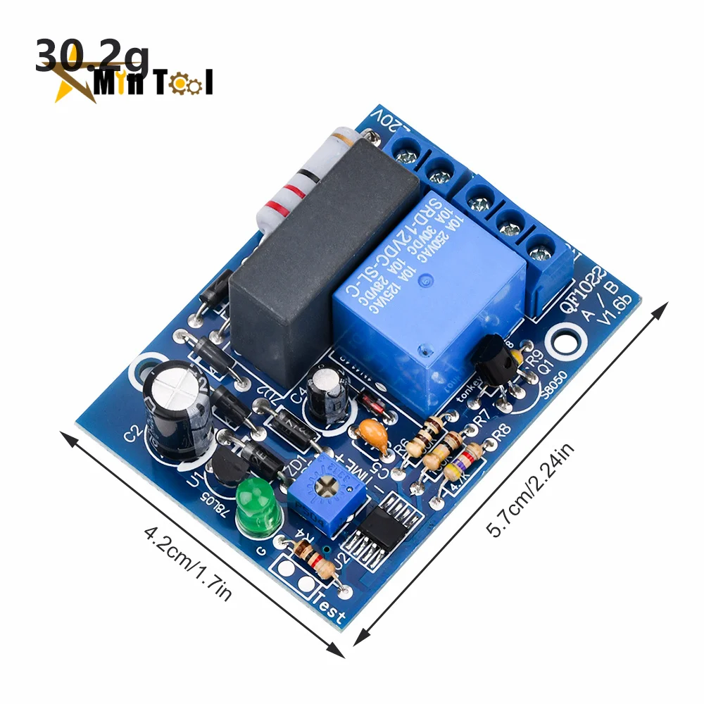 Adjustable 0-10S 10Min 10H 100Min AC 220V Timer Relay Delay Input/Output Delay Off Switch Module Turn Off Board Power Supply