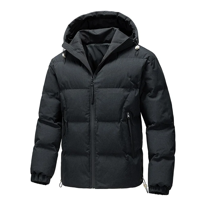 New men's cotton clothes trendy casual handsome loose version thickened warm hooded men's jacket men clothing jackets for men