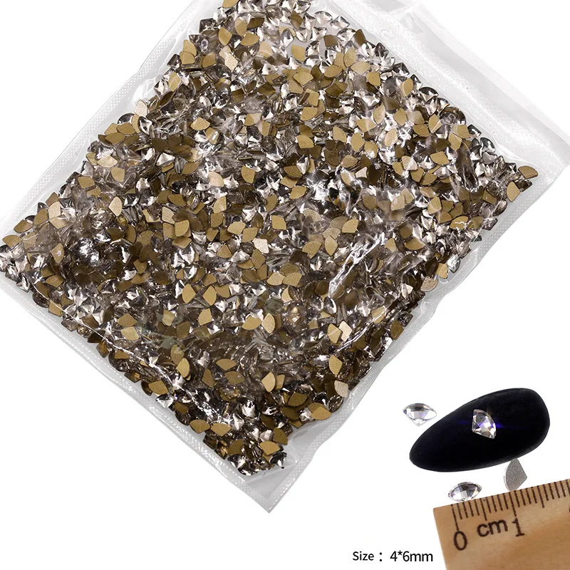 VDD P581-P616/P516/P552/P565 Großhandel 1440 Stück Glas-Kristall-Strasssteine Flachboden-Form für Nagelkunst, DIY-Bastelarbeiten und Dekoration – Detail 35