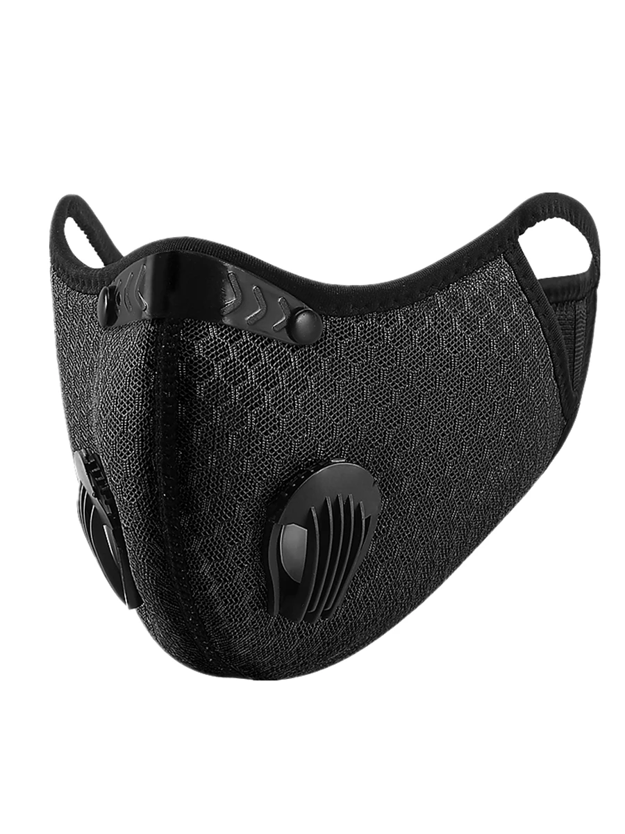 Fahrradmaske Sport Waschbar Wiederverwendbar mit Filter Staubmaske Fahrrad-Gesichtsmaske für Männer Reitmaske Bandana Aktivkohlefilter