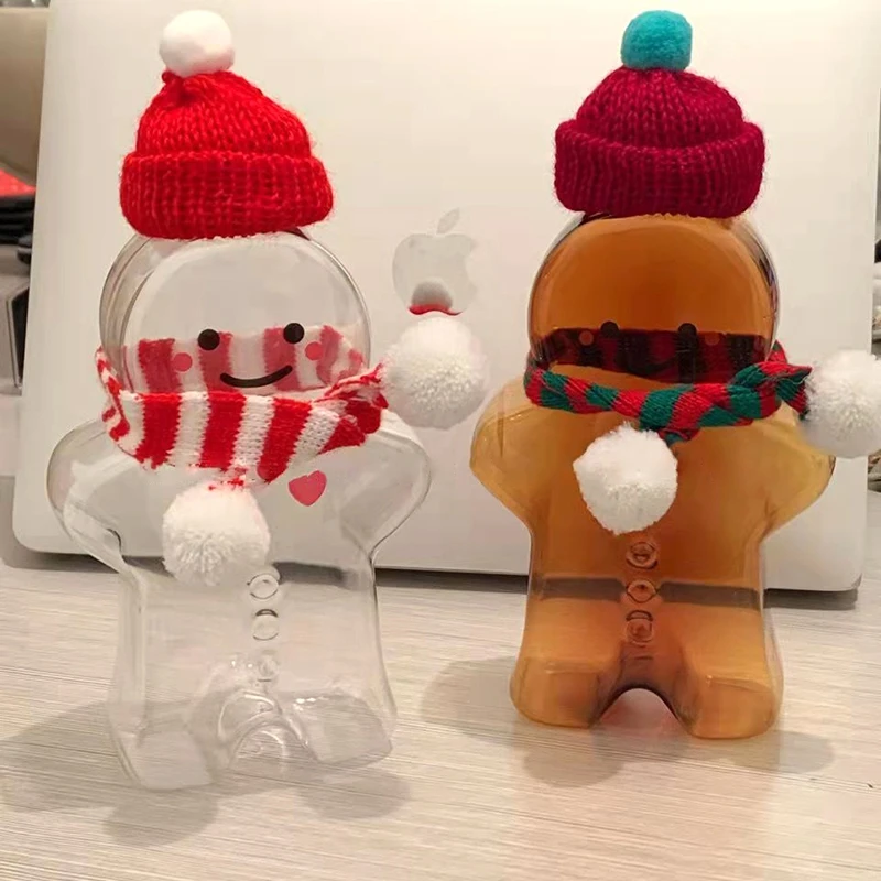 أكواب عيد الميلاد كوب جمالي أدوات الشرب أكواب القهوة الباردة زجاجة ماء كوب القهوة المثلج زينة عيد الميلاد نافيداد قوسوتر قنبلة كيه كيه #4