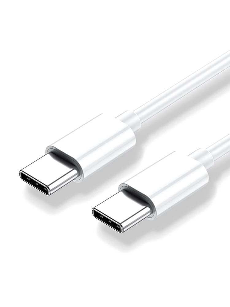 Câble de charge rapide USB C à C PD 100W, cordon de Type C tressé en Nylon pour Samsung Xiaomi Huawei Honor Redmi Oneplus, téléphone tablette