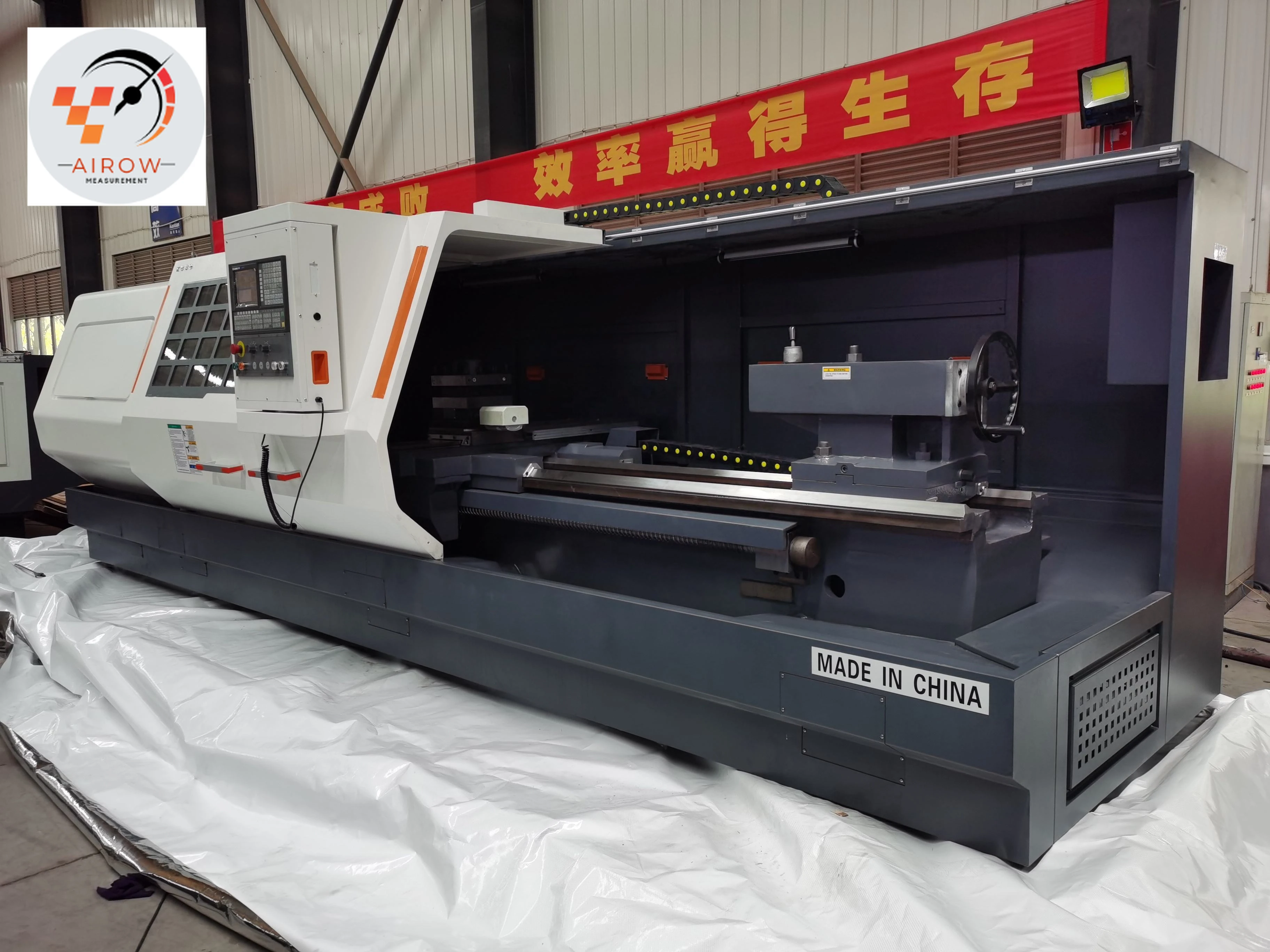 Airow CK61100/1500 Automatic Engine Horizontal Bench Flat Bed Torno Para Lathe for Metal Cnc Heavy Duty Lathe Machine