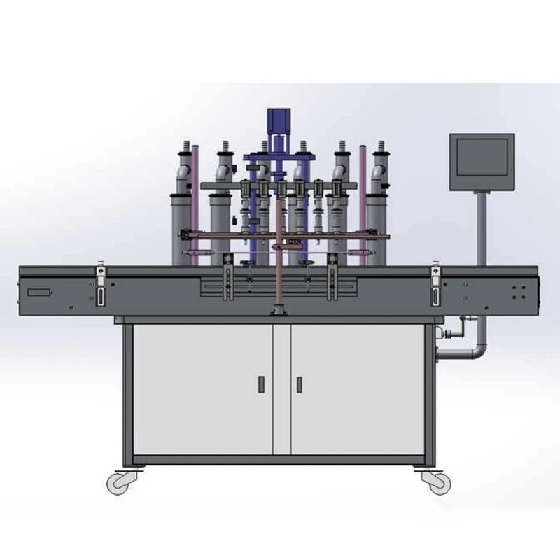 YT6T Full Automatic 6 Nozzle Piston Volumetric Filler 1000L Juice Liquid Oil Honey Gel Glass Bottles Milk Plastic Food Beverages