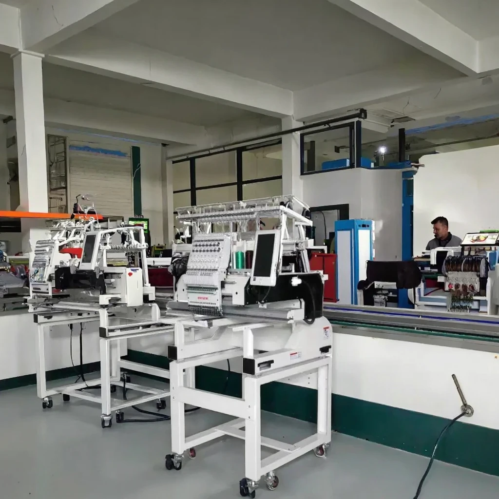 MBC 220v 1501/1201 Industrial Single Head 12/15 Needles Automatic High-Speed Computer Embroidery Machine
