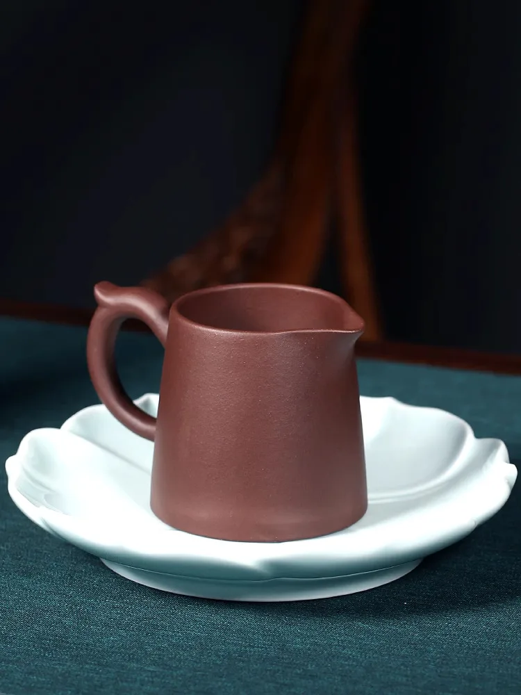 Yi Purple Clay Fair Cup Kung Fu Tea Set Accessories Public Divider Thickened Heat Resistant Power Road Jade