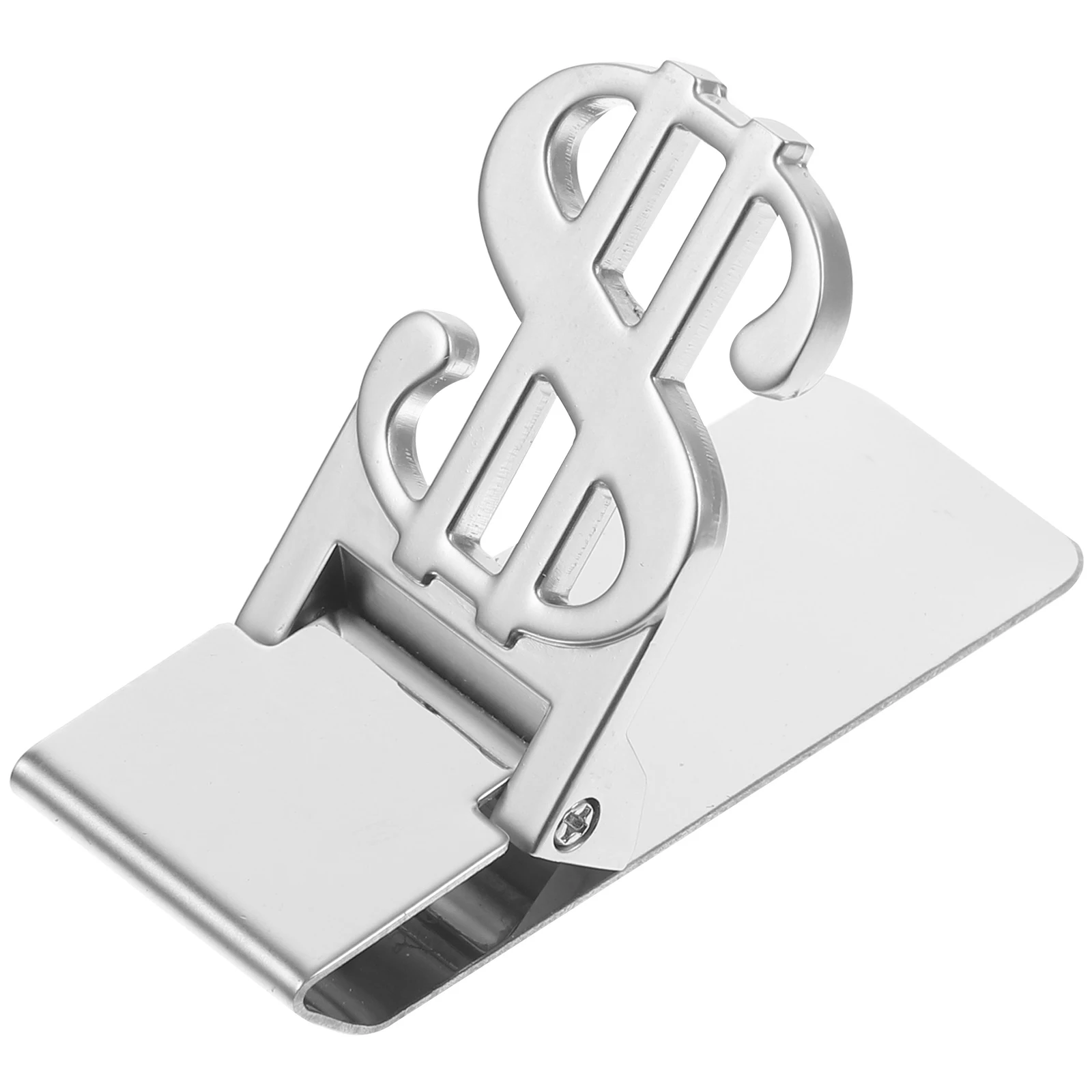 

1pcs Stainless Steel Money Clip Holder Slim Double Sided Metal Wallet Replacement For Women Graduation Wedding Gift Pocket