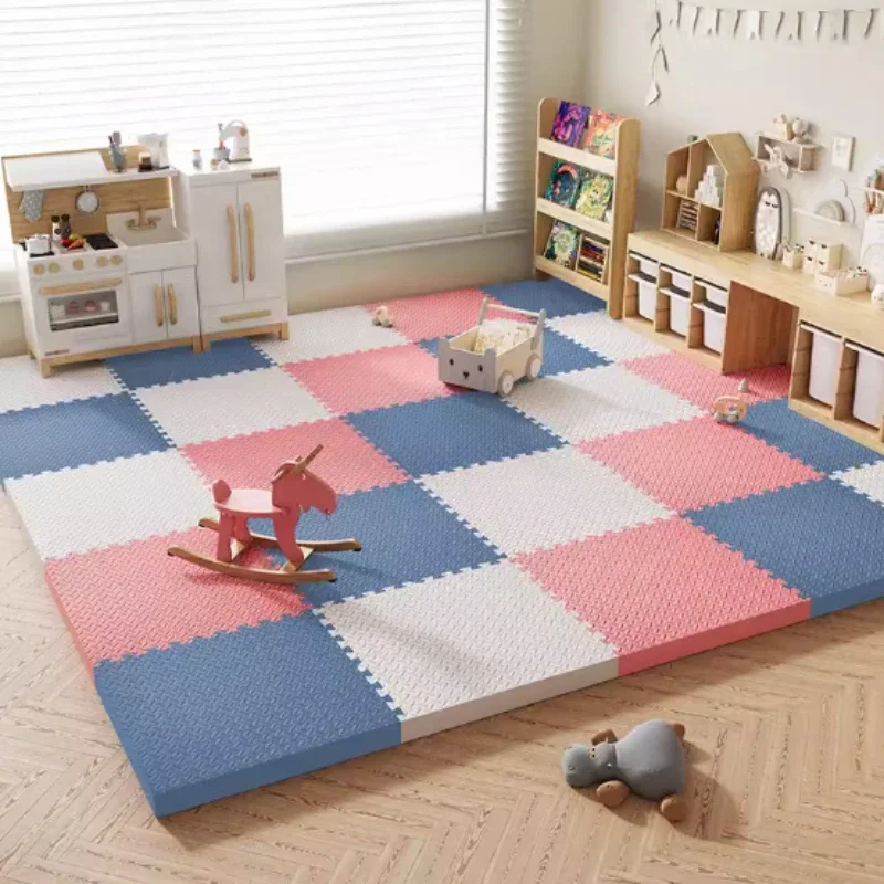 Baby Play Mat EVA Foam Interlocking Anti-Slip Sports Rug Family Children\'s Room Game Puzzle Carpet Anti-fall Carpet Baby Toys