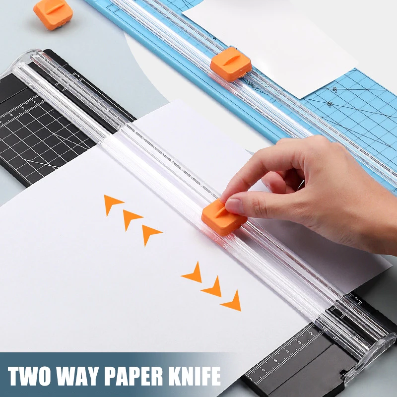 1PC A4 Paper Cutter Safety Protection And Side Ruler Scrapbooking Tool For Handmade Paper, Coupons, Labels