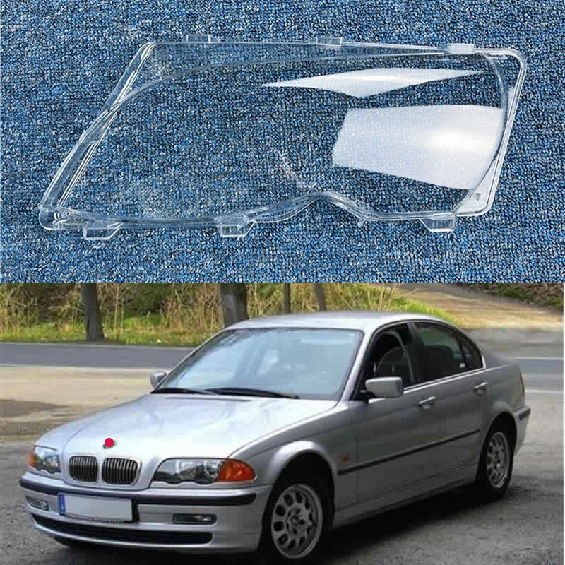 

For BMW 3 Series E46 318i 320i 323i 325i 328 1999-2004 Lampshade Headlamp Shell Headlight Cover Lens Plexiglass car accsesories