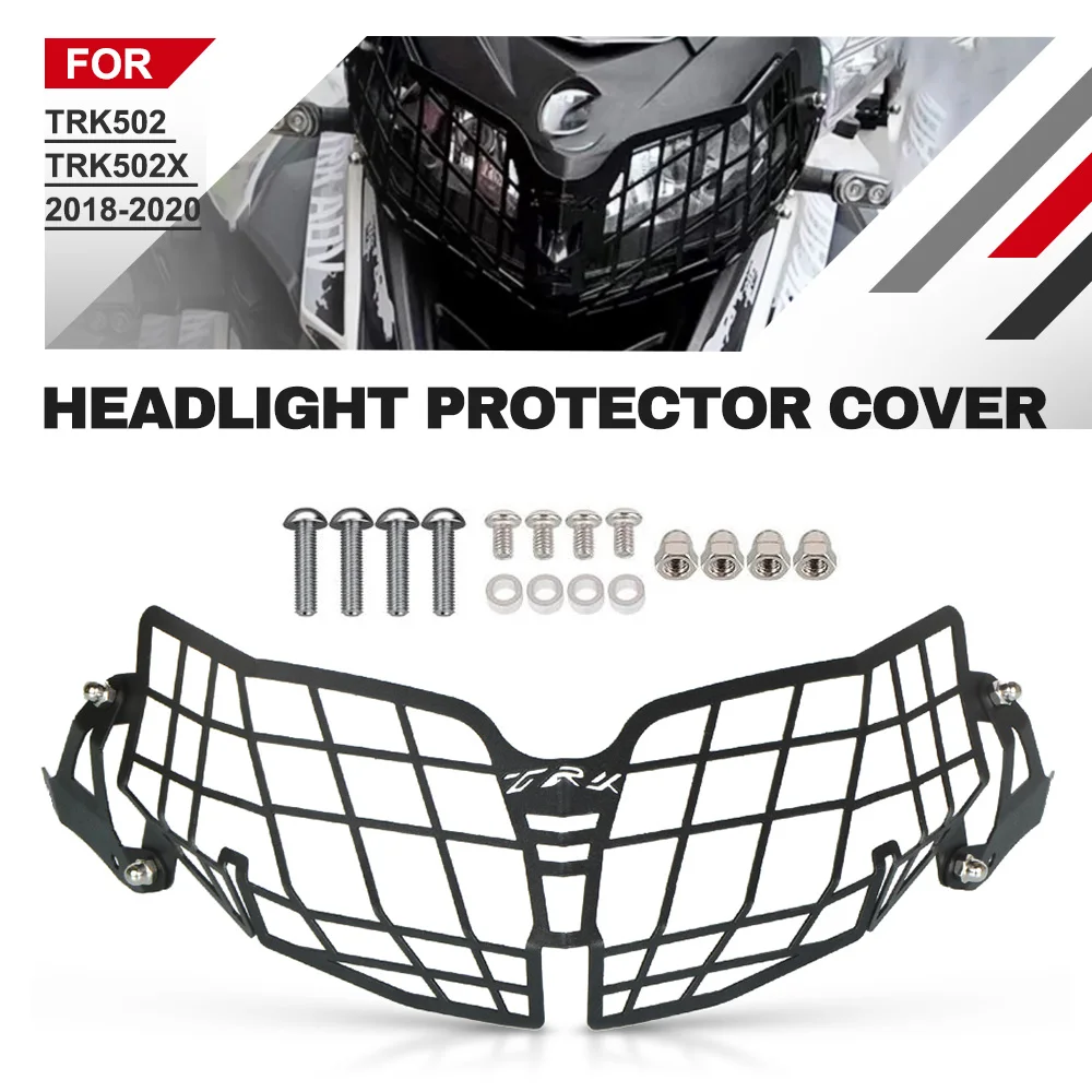 

For Benelli TRK 502 X TRK502X TRK502 2022 2021 2020 2018 2019 Motorcycle Headlight Head Light Guard Protector Cover Grille
