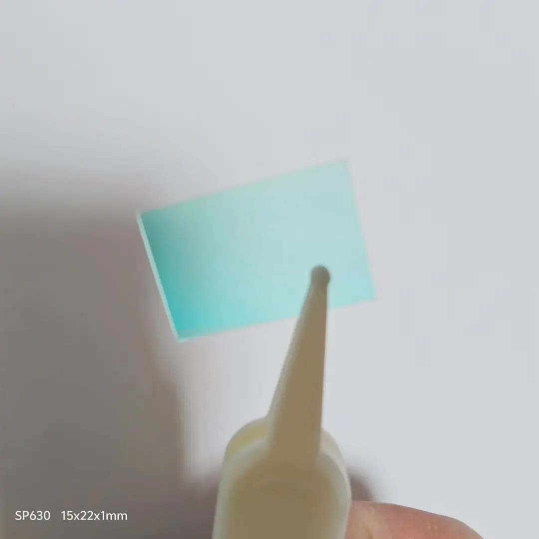 Size 15x22x1mm 385nm To 630nm Short Bandpass Blue Filter Glass SP630