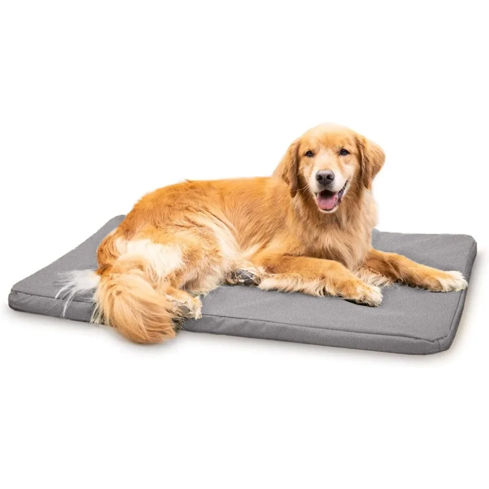 

Tough Rip-Stop Orthopedic Dog Bed - Durable, Removable, Washable Cover, Kennel Pad Fits in Crate