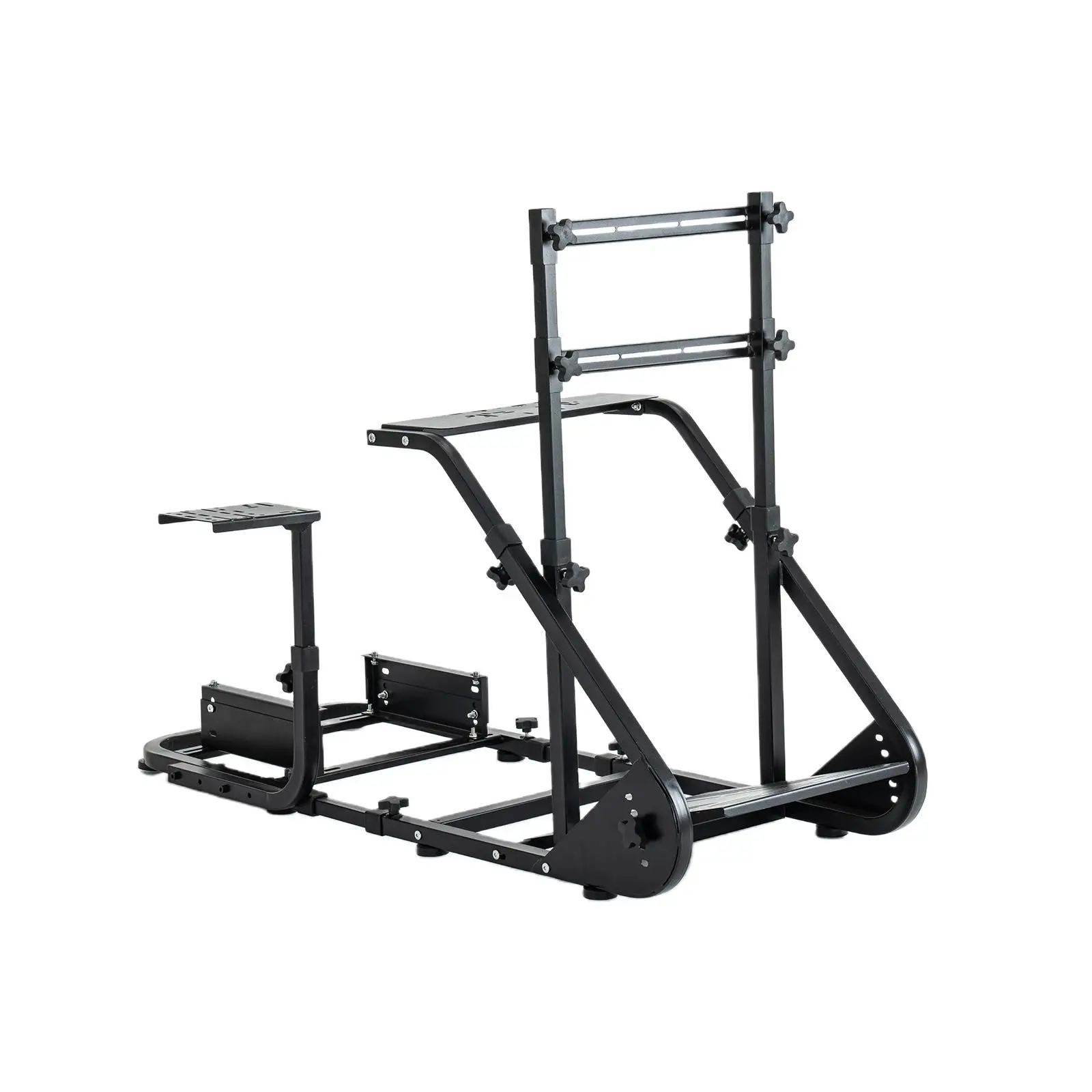 Stable Racing Wheel Cockpit Powder-Coated Steel Frame Compatible with Fanatec, Thrustmaster and More view 5