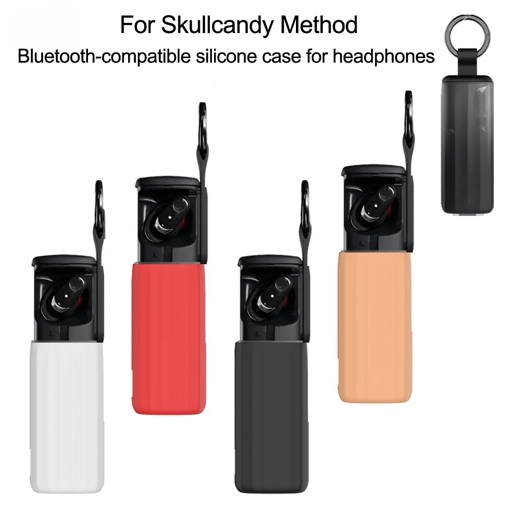 Headphone Silicone Protective Cover For Skull-Candy-Method-360-ANC Anti Drop Headsets EarPads Earmuff Protective Case Sleeve