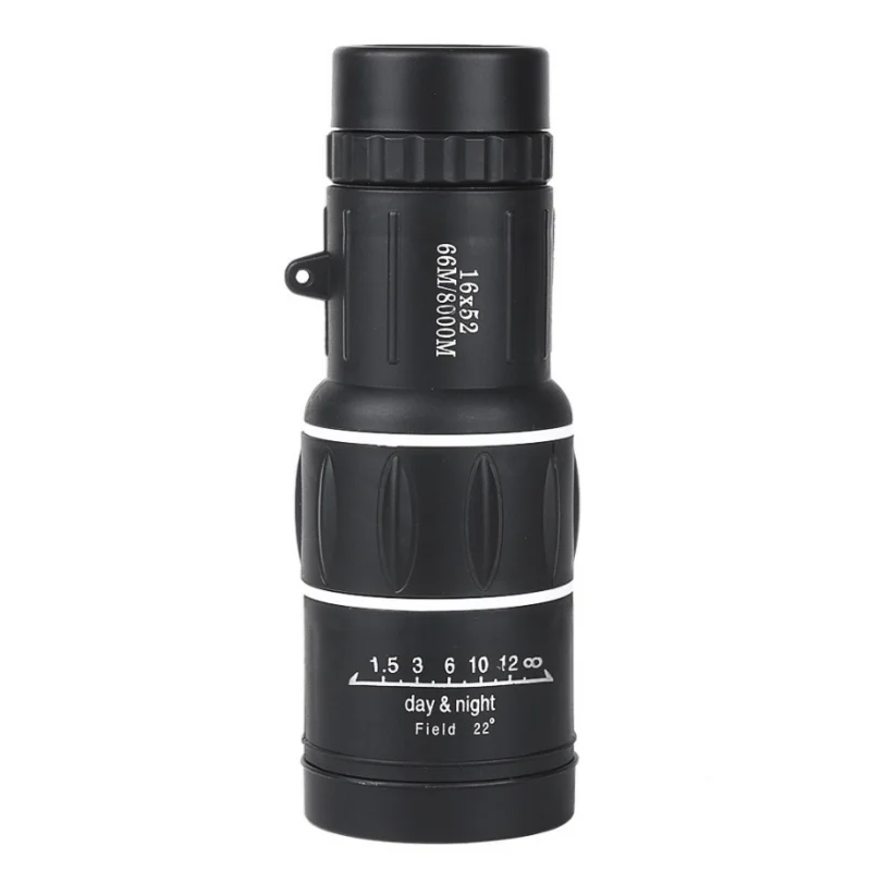 Leistungsstarkes Monokular-Teleskop 16x52 Dual-Fokus-Zoom-Monokular mit Prisma, kompaktes Monokular für Campingausrüstung
