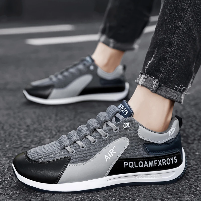 Nowe męskie buty do biegania Outdoor Sport Jogging Trampki Wulkanizowane buty Płaskie codzienne trampki dla mężczyzn Buty dla mężczyzn tenis