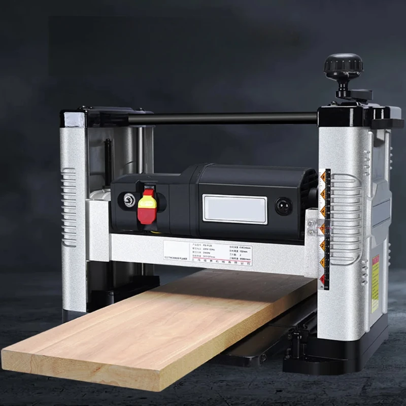 2kw 317mm Woodworking Thicknesser Desktop Planing Tools Small Wood Thickness Planer Automatic Planing Machine