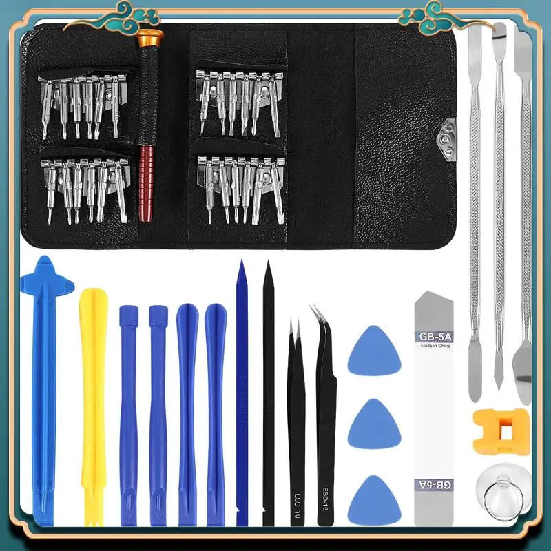 (New)-45 In 1 Opening LCD Screen Cell Phone Repair Tools Kit For Phone Laptop Watch Glasses Repair Tools Kit