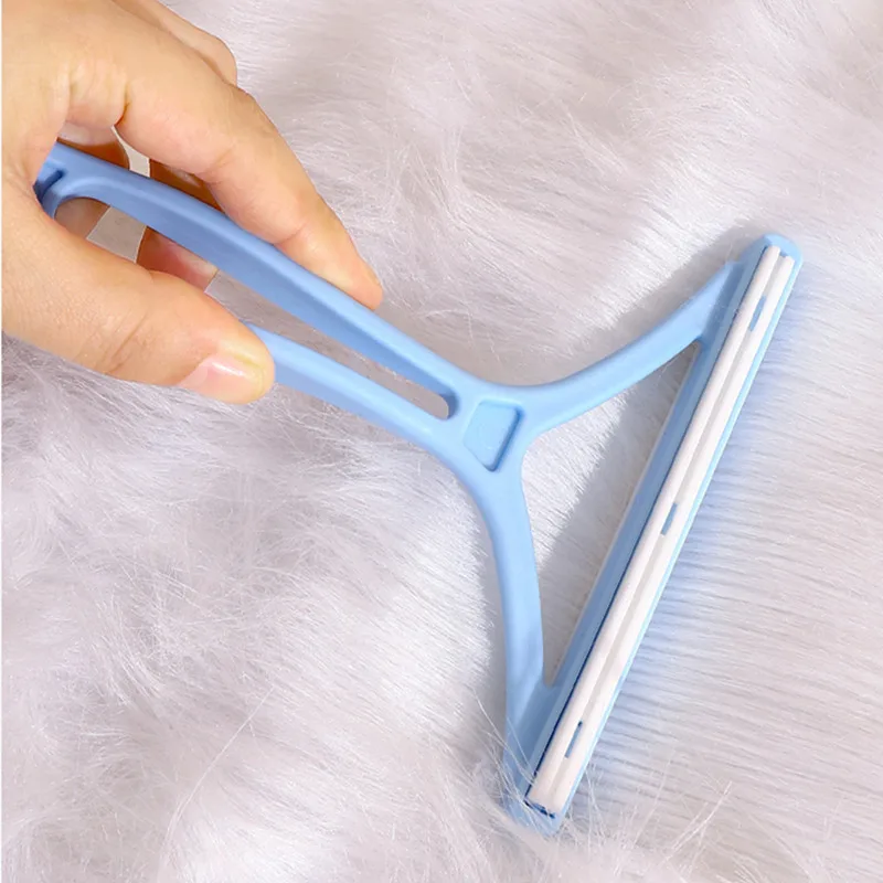 

Portable Manual Hair Removal Carpet Wool Coat Clothes Shaver Brush Tool Lint Roller Ball Knitting Plush Double-Sided Razor