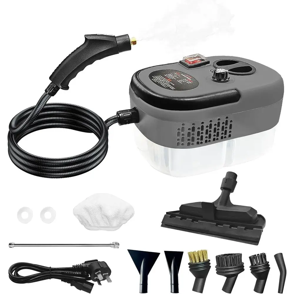

2500W High Pressure Steam Cleaner for Car, Home, Upholstery, Kitchen, Bathroom, Furniture, Tile Grout