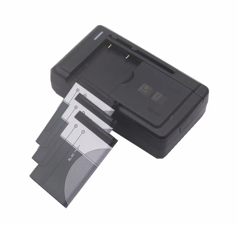 2pcs 1020mAh BL5C BL-5C BL 5C Battery + Charger For Nokia 1100 1110 1200 1208 1280 1600 2600 2700 3100 5130 6230 6230i N70 N72