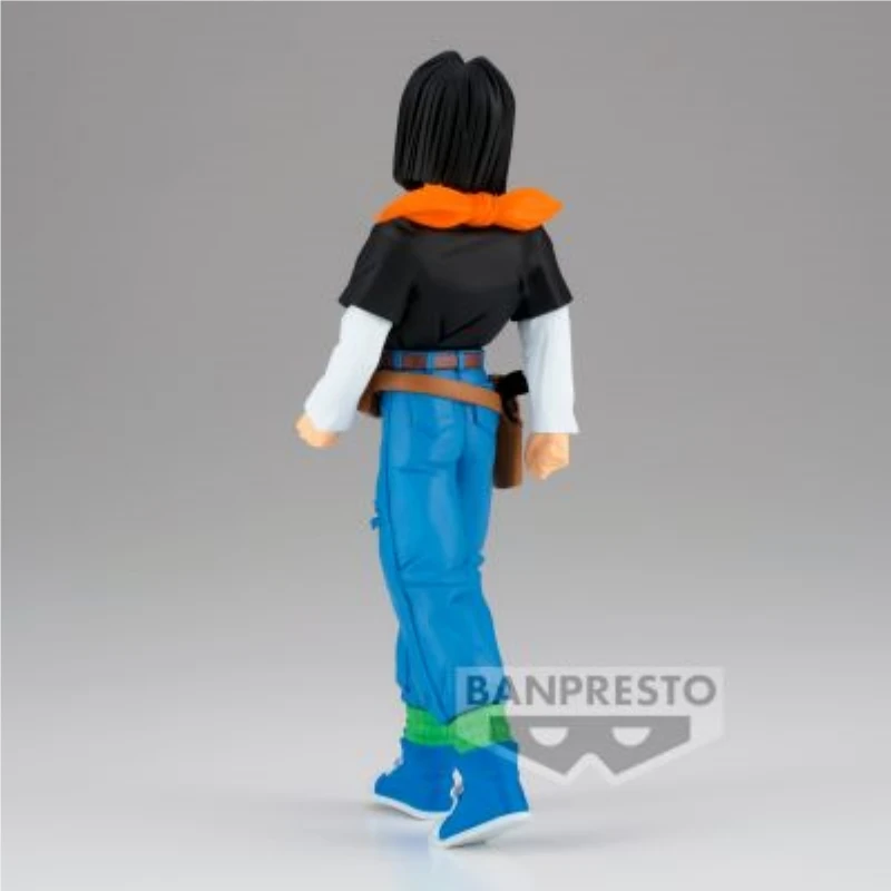 

Original BANDAI Banpresto Dragon Ball SOLID EDGE WORKS Android 17 PVC Anime Figures Action Figure Model Toys Christmas Gifts
