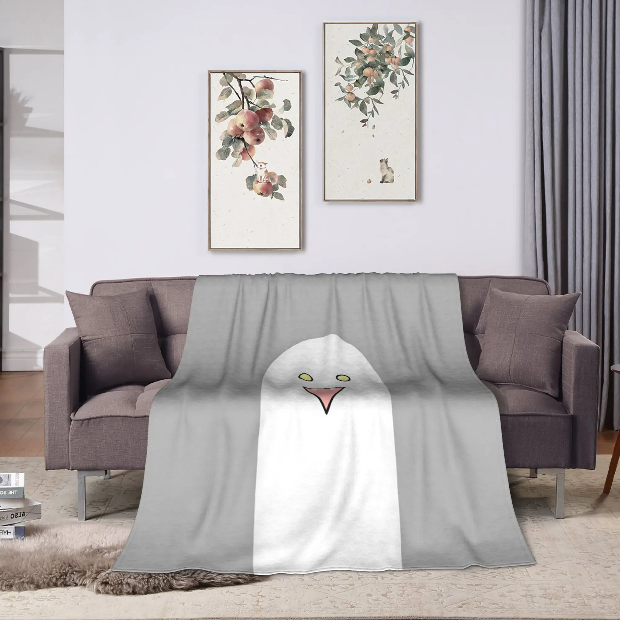 Warm Blanket Travel L-Lightsaber BL Manhwa Throw Blanket Novelty  Bedspread For Living Room