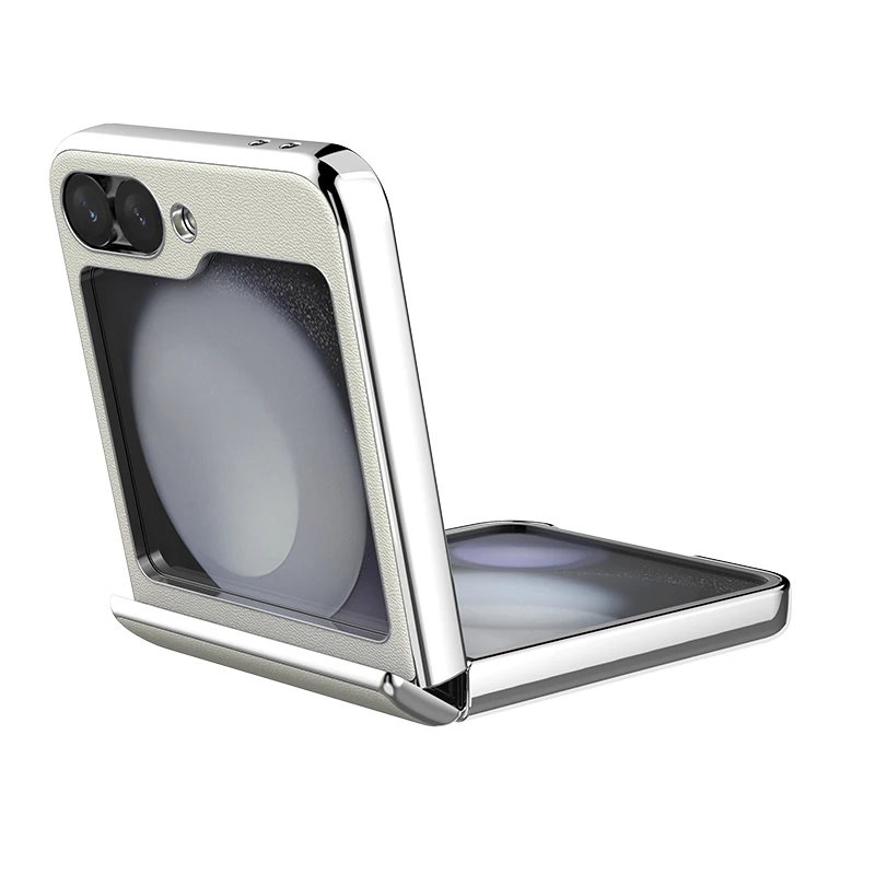 Casing untuk Samsung Z Flip 7 FE/6, NILLKIN CamShield Flip, Desain Bingkai Metalik, Ultra Ramping 0.8Mm, Perlindungan Magnetik Seluruh Bodi