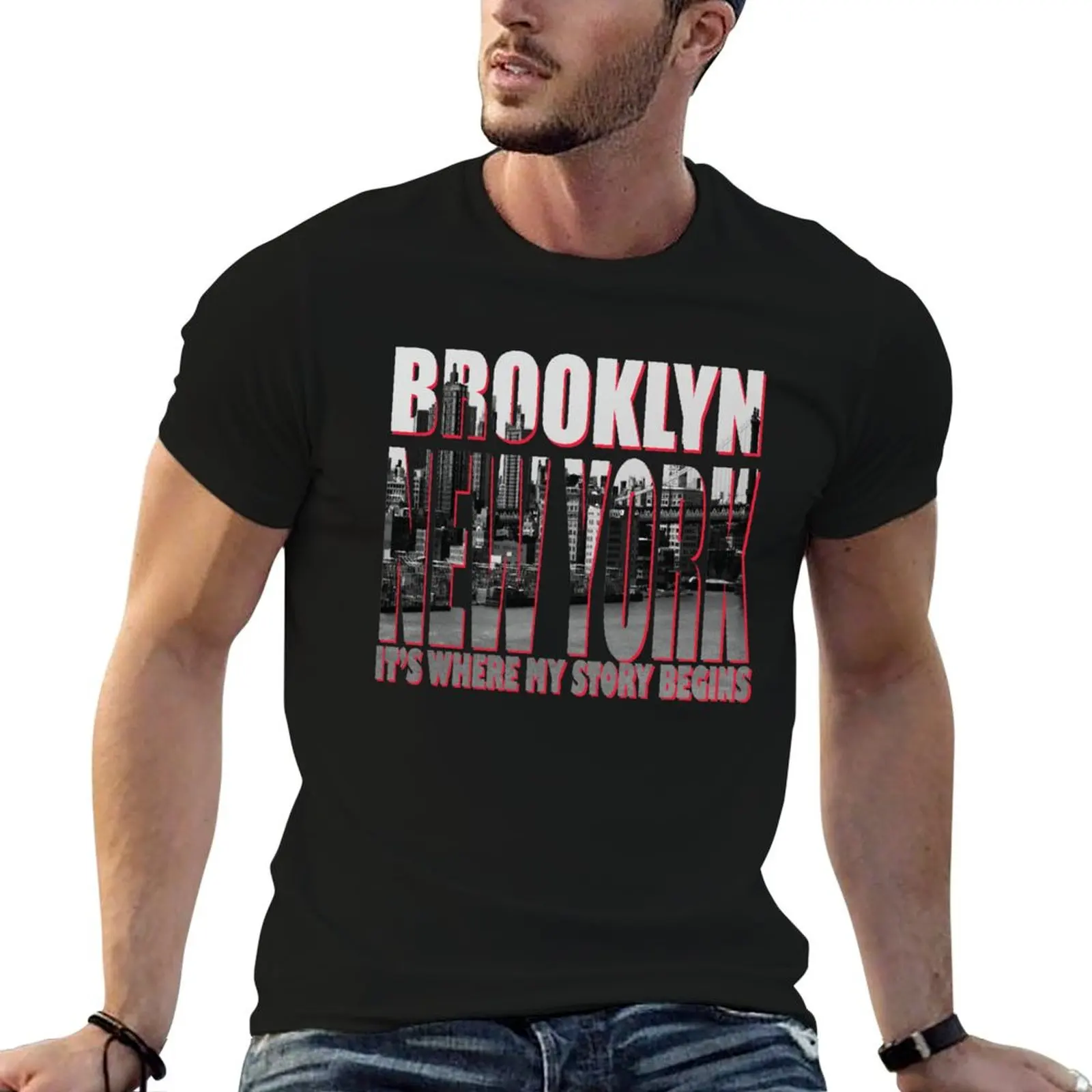 Brooklyn New York It's Where My Story Begins, Brooklyn New York Shirt and Gifts T-Shirt summer clothes sweat shirts, men