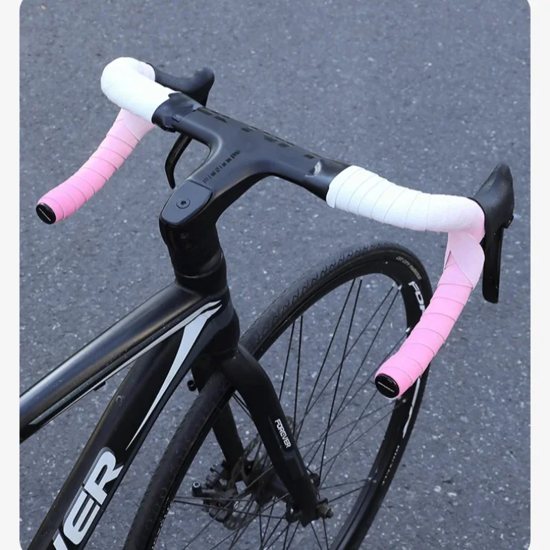 จักรยานเสือหมอบพร้อมแฮนด์แบบมีสายรัด แถบพันรอบ ดูดซับแรงกระแทก ทนต่อการสึกหรอ อุปกรณ์ดูดซับเหงื่อกันลื่น