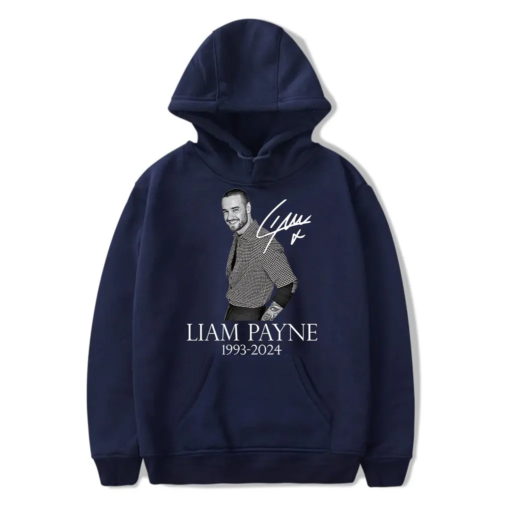 

Liam Payne 1993-2024 Memorial hooded Payne 93 hooded drawstring pocket sweatshirt men/women rip hip hop Pullovers