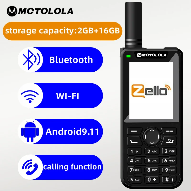 MOTOLOLA 4G POC Car Intercom Supports Android Zello System WiFi Long-Distance Communication, Suitable for Fleet Transportation