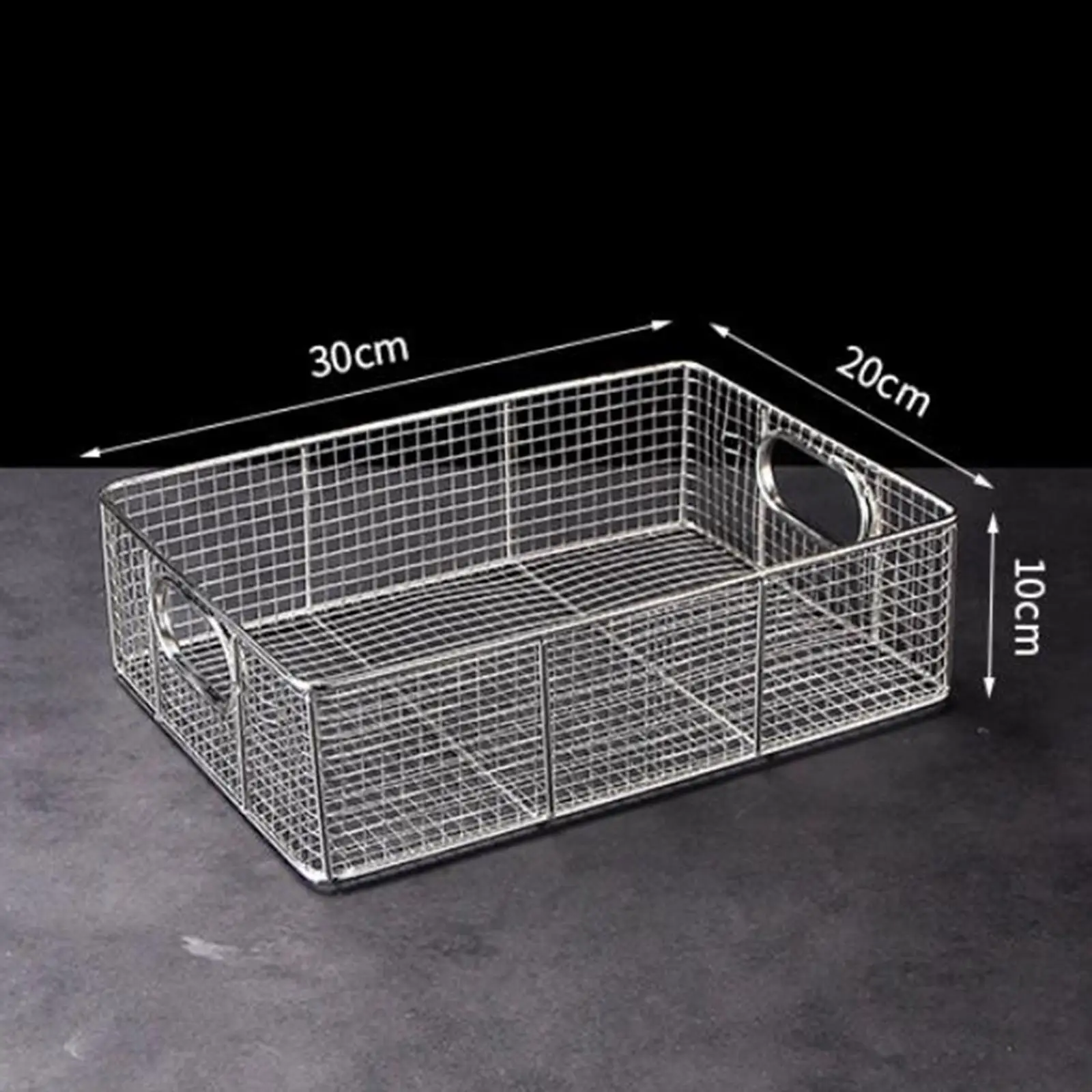 

Metal Wire Food Basket Pan Portable Bread Basket for Restaurant Kitchen Home