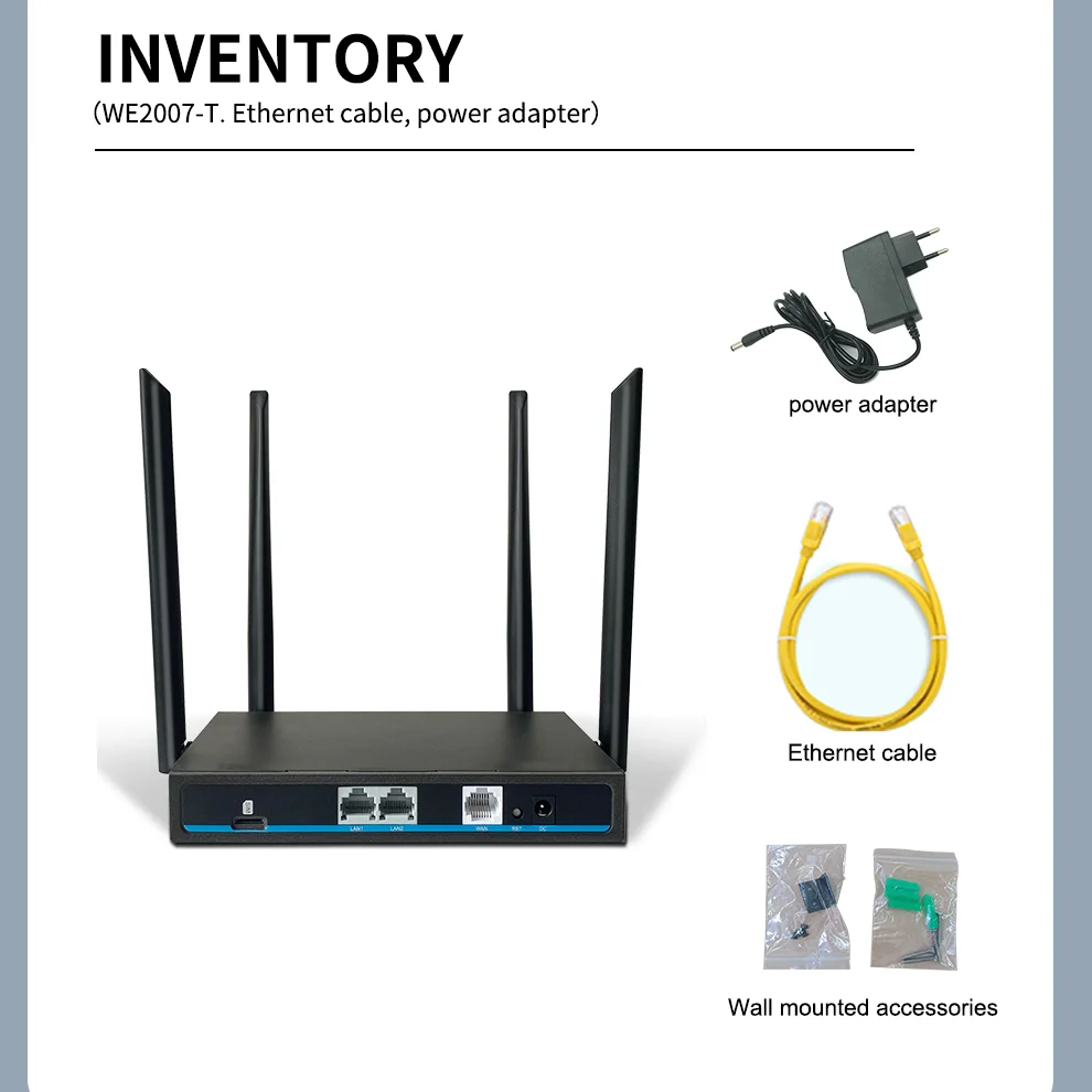 Cioswi-enrutador SIM 4G de 300Mbps, WIFI dentro de LTE, módem 2 x LAN WAN Openwrt Firmware, Roteador Wi-Fi 2,4G, antena 4G, Wi-Fi 802.11b