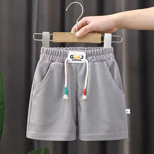 1pcs Summer Kids Shorts Boys Girls Solid Color Short Baby Solid Color Casual Pant Children Short Pant  Sport Clothing Outwear - Image 7