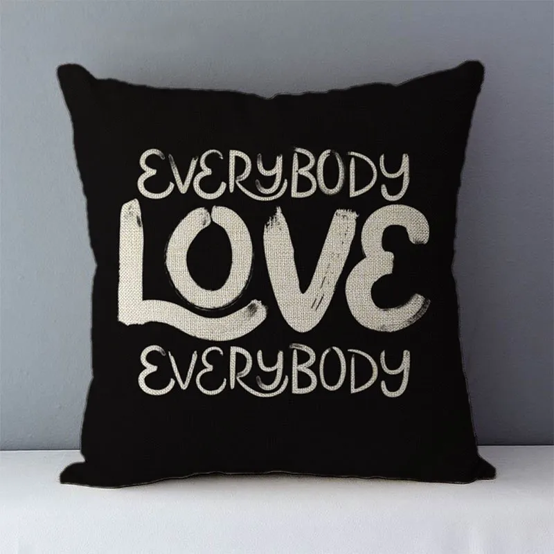 Dream believe achieve letters printed quality cozy cushion cover home decorative pillows square 45x45cm pillowcase for couch D5