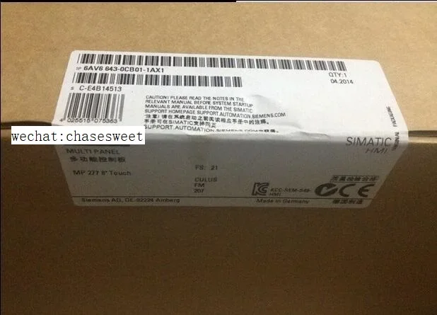 Bestselling6AV6 643-0CB01-1AX1 New And Original HMIContact Me