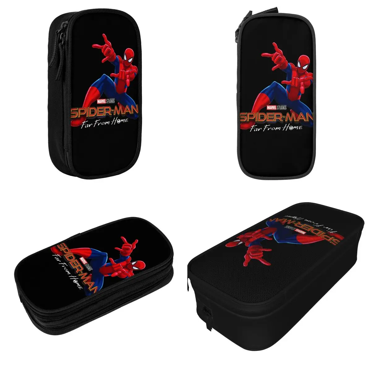 Spiderman No Way Home Pencil Cases Pencilcases Pen Box for Student Big Capacity Bag Students School Gift Stationery