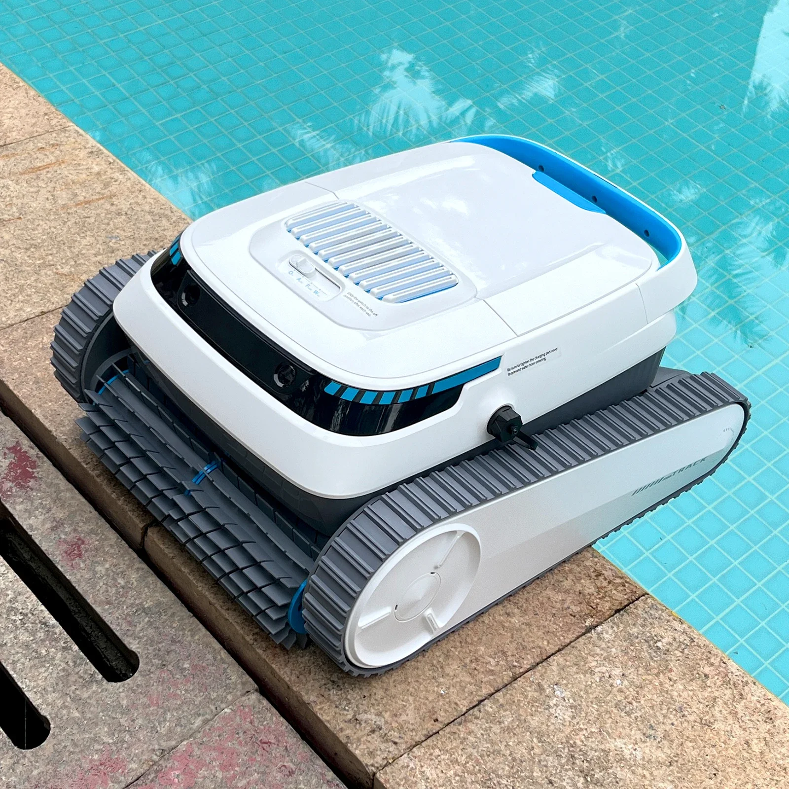 2024 Upgraded Robotic Pool Cleaner Cordless Pool Vacuum Brushless Dual-Motors Self-Parking Tech For Above Ground Pool