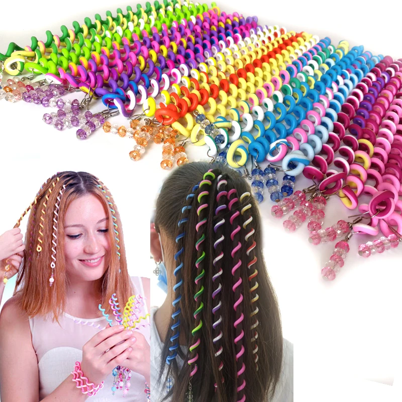 

1 лот, бигуди цвета радуги, коса для волос, инструменты для укладки волос, валик для волос, аксессуар для волос, французский инструмент для плетения волос