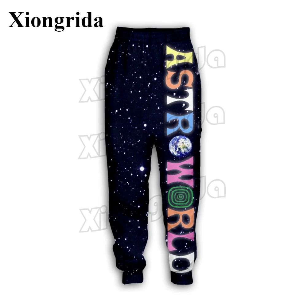 

Cactus Jack ASTROWORLD Letter Pants High Wasit Hip Hop Streetwear Men Women Casual Sweatpants Joggers Sweatpants Sports Trousers