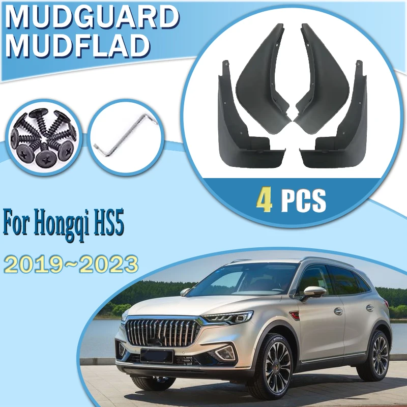 

Car Mudguard For Hongqi HS5 2019 2020 2021 2022 2023 MudFlaps Wheel Fender Guards Dust-proof Splash Protect Parts Accessories