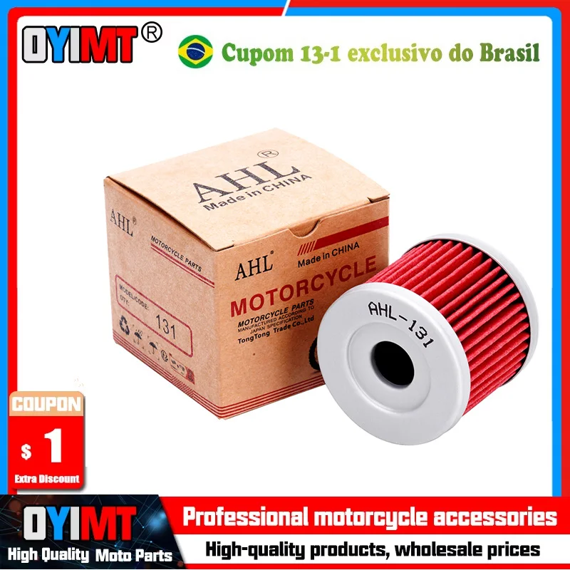 Peças de motocicleta 1/2/4 peças filtro de óleo para HYOSUNG 125 EXCEED GA125 CRUISE GF125 GT125 COMET GT125R GT250R GV125C GV250 AQUILA