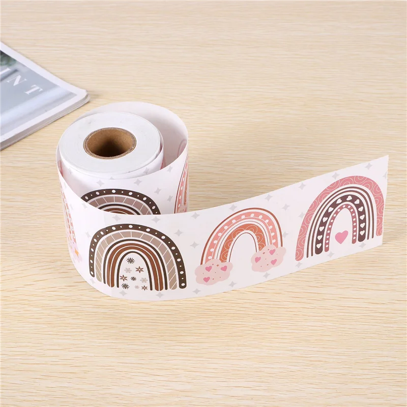 20 متر بوهو قوس قزح لوحة الإعلانات الحدود قوس قزح الحدود المستقيمة الفصول الدراسية أو ديكور المدرسة المنزلية #3