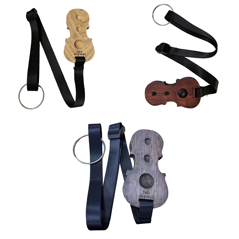 Cello Non-Slip Pad Strap Non-skid Cello End Pin Holder With Adjustable Strap 3 Holes Cello Antiskid Device Accessories