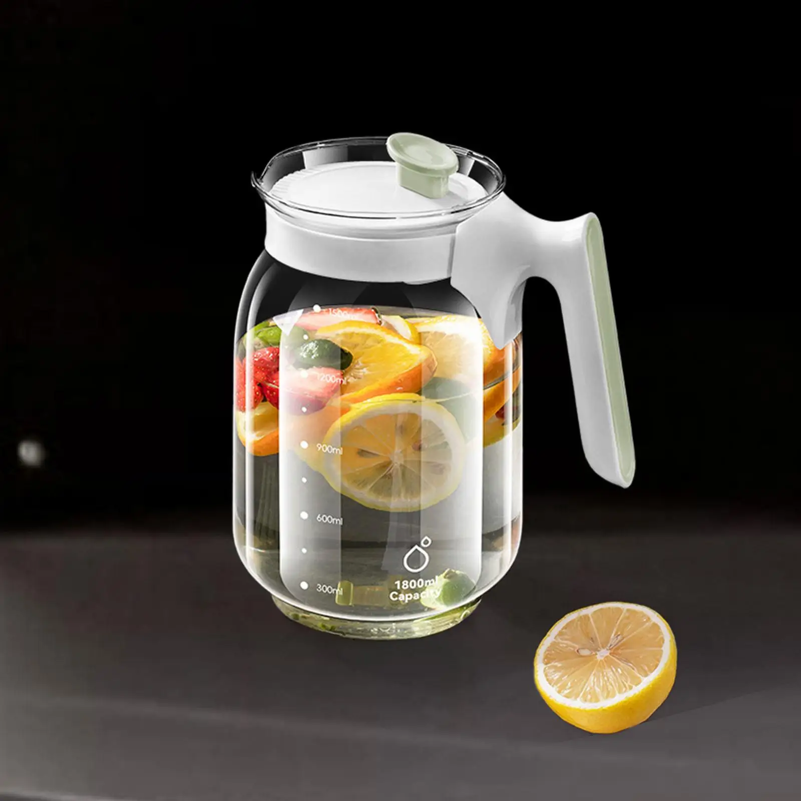 Cold Water Carafe Water Jug 1800ml Cold Water Bottle Water Pitcher for Home Parties